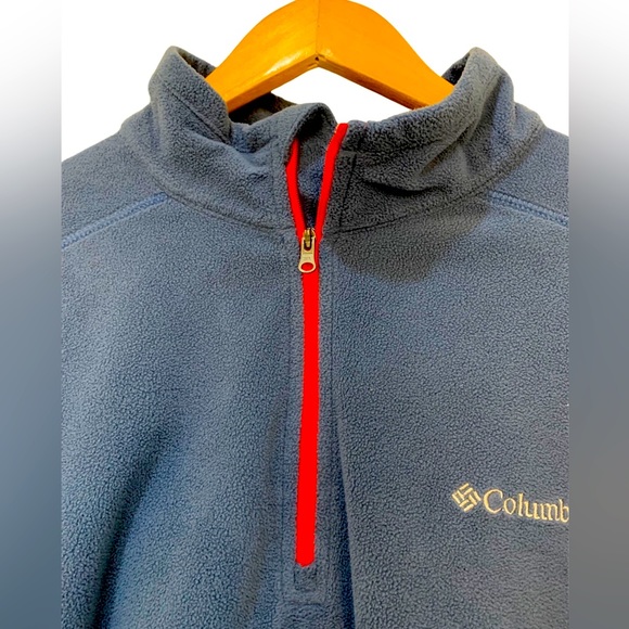 Columbia Klamath Range II Half Zip Fleece in Blue - XL - Picture 4 of 8